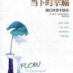《当下的幸福》- Mihaly Csikszentmihalyi