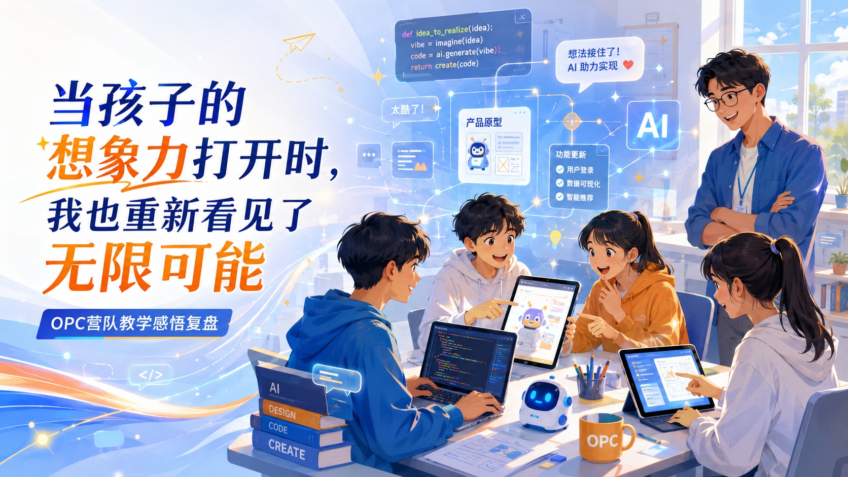 当我们用欣赏看见别人无限可能时,我们也重新打开了自己的想象力。