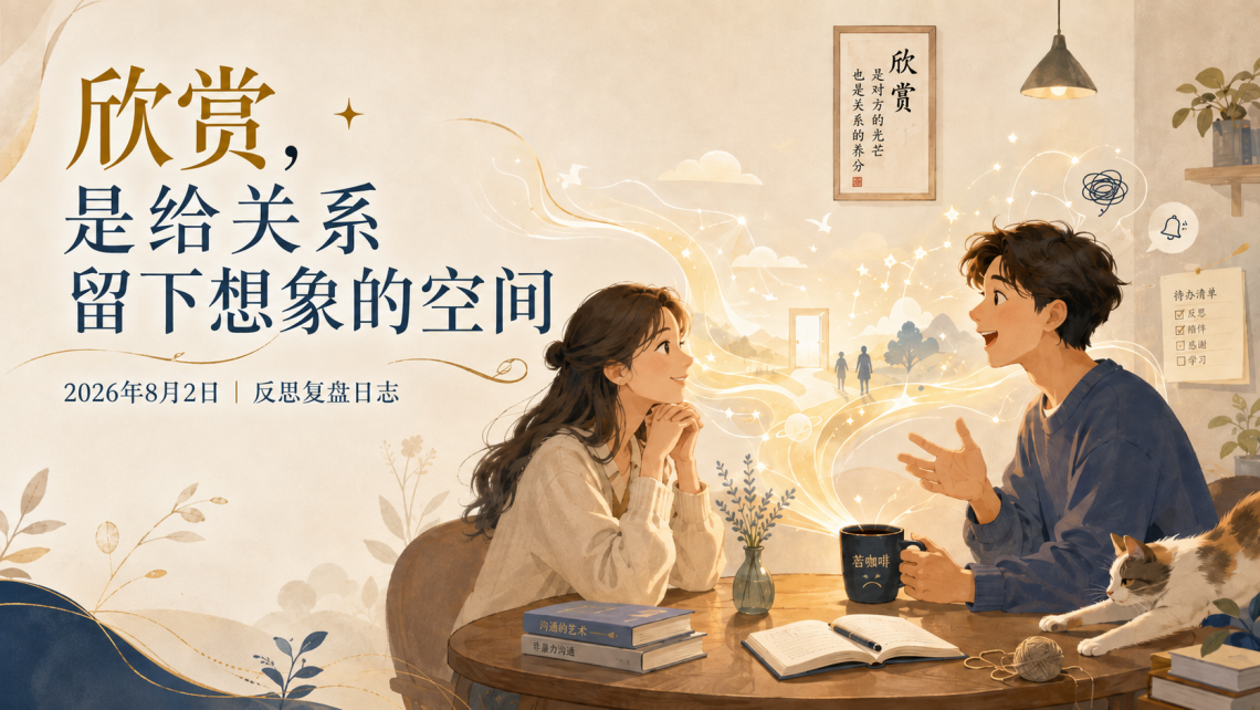 先放下评判，先试着欣赏，沟通才有可能真正发生
