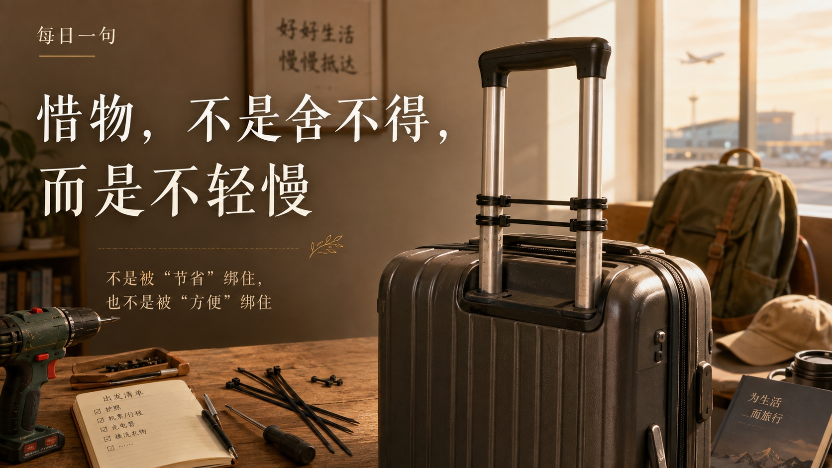 2026年08月14日-黄昊-每日一句-惜物，不是舍不得，而是不轻慢