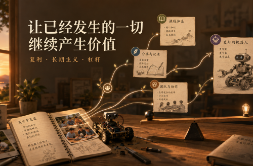 每日一句配图：复利——让已经发生的一切继续产生价值