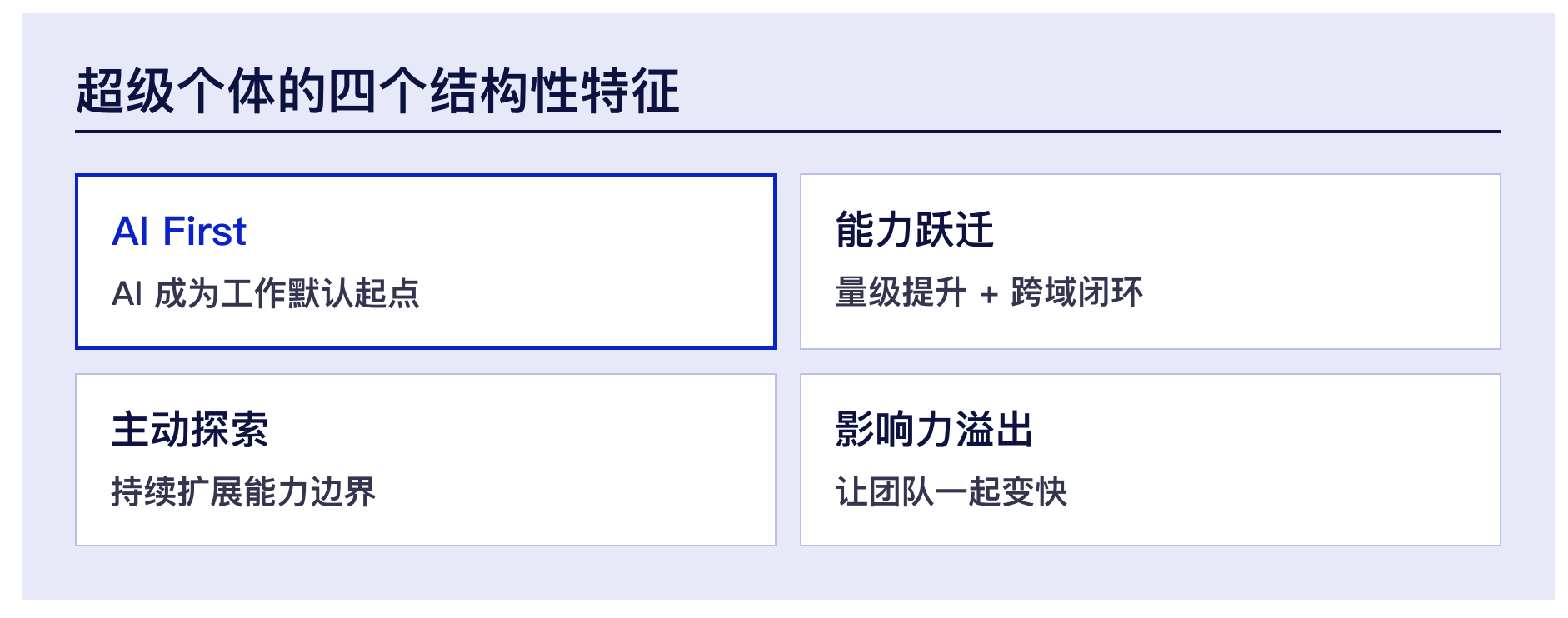 超级个体的特征
